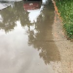 Catch Basin Flooding / Pooling (old) at 217 26 Av NE