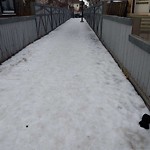 Snow on Pathway or City-maintained Sidewalk at 190 Brightonstone Ba SE