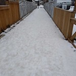 Snow on Pathway or City-maintained Sidewalk at 193 Brightonstone Ba SE