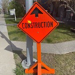 Sign on Street, Lane, Sidewalk - Repair or Replace at 2425 2 Av NW