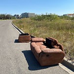 Debris on Street, Sidewalk, Boulevard at 25 Royal Vista Pl NW