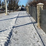 Snow On City-maintained Pathway or Sidewalk at 2 Somervale Dr SW