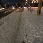 Snow On City-maintained Pathway or Sidewalk at 149 40 Av SW