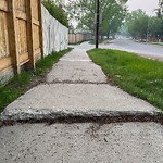 Sidewalk or Curb - Repair at 908 Ranchlands Bv NW