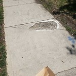 Sidewalk or Curb - Repair at 406 7 St NW