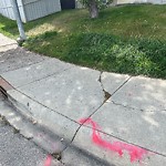 Sidewalk or Curb - Repair at 3 Bridlewood Av SW
