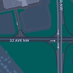 Traffic/Pedestrian Signal Repair at 3299 Shaganappi Tr NW