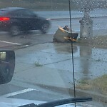 Debris on Street, Sidewalk, Boulevard at 8300 52 St SE