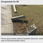 Fence Concern in a Park-WAM at 3263 Douglasdale Bv SE