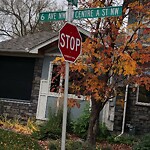 Sign on Street, Lane, Sidewalk - Repair or Replace at 704 Centre A St NW