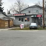 Debris on Street, Sidewalk, Boulevard at 1915 62 Av SE