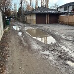 Backlane Maintenance at 3808 13 St SW