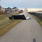 Debris on Street, Sidewalk, Boulevard at 30 Cityside Tc NE