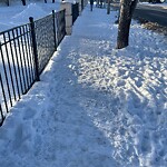 Snow On City-maintained Pathway or Sidewalk-WAM at 7131 Sierra Morena Bv SW