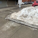 Snow On City-maintained Pathway or Sidewalk-WAM (OLD SR) at 313 10 Av SE