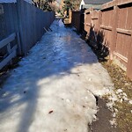 Snow On City-maintained Pathway or Sidewalk-WAM (OLD SR) at 399 Cantrell Dr SW