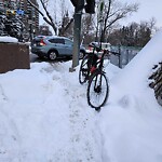 Snow On City-maintained Pathway or Sidewalk-WAM (OLD SR) at 822 21 Av SE