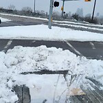 Snow On City-maintained Pathway or Sidewalk-WAM (OLD SR) at 2167 12 St Ne, Calgary, Ab T2 E, Canada