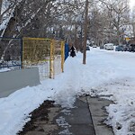 Snow On City-maintained Pathway or Sidewalk-WAM (OLD SR) at 673 3 Av NW