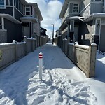 Snow On City-maintained Pathway or Sidewalk-WAM (OLD SR) at 261 Cornerstone Mr NE