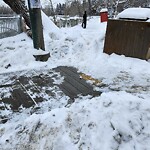 Snow On City-maintained Pathway or Sidewalk-WAM (OLD SR) at 504 Elbow Dr SW