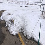 Snow On City-maintained Pathway or Sidewalk-WAM (OLD SR) at 10220 6 St NE