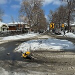 Sign on Street, Lane, Sidewalk - Repair or Replace at 231 8 Av NE