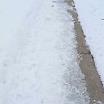 Snow On City-maintained Pathway or Sidewalk at 156 Falworth Wy NE