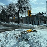 Sign on Street, Lane, Sidewalk - Repair or Replace at 236 8 Av NE