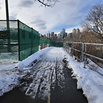 Snow On City-maintained Pathway or Sidewalk at 444 25 Av SE