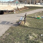 In a Park - Litter Pick Up or Overflowing Park Bins at 2242 1 St SE