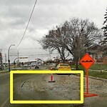 On-Street Bike Lane - Repair at 138 Whitefield Dr NE