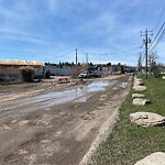 On-Street Bike Lane - Repair at 624 Beaver Dam Rd NE