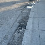 On-Street Bike Lane - Repair at 501 Saddlecrest Bv NE