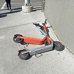 E-Scooter  - Abandoned / Parking Concerns at 539 9 Av SW