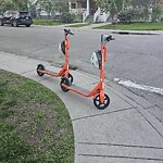 E-Scooter  - Abandoned / Parking Concerns at 607 22 Av SW