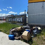 Debris on Street, Sidewalk, Boulevard at 1733 51 St SE