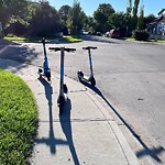 E-Scooter  - Abandoned / Parking Concerns at 1302 18 Av NW