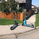 E-Scooter  - Abandoned / Parking Concerns at 123 12 A St NE