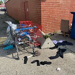 Debris on Backlane at 4015 17 Av SE