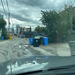 Debris on Backlane at 1534 12 Av SW