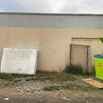 Debris on Backlane at 3411 17 Av SE