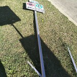 Sign on Street, Lane, Sidewalk - Repair or Replace at 938 2 Av NW