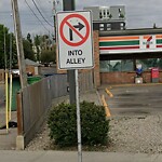 Sign on Street, Lane, Sidewalk - Repair or Replace at 1600 Edmonton Tr NE