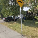 Sign on Street, Lane, Sidewalk - Repair or Replace at 6001 Trollinger St NE