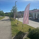 Sign on Street, Lane, Sidewalk - Repair or Replace at 1625 210 Av SE