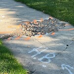 Sidewalk or Curb - Repair at 2208 Amherst St SW Upper Mount Royal