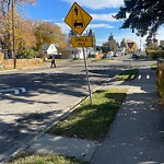 Sign on Street, Lane, Sidewalk - Repair or Replace at 827 8 Av NE