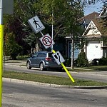 Sign on Street, Lane, Sidewalk - Repair or Replace at 52 Chaparral Dr SE