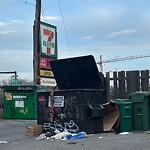 Debris on Backlane at 312 15 Av NE